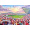 Racecourse Ground Stadium Fine Art Print - Wrexham FC